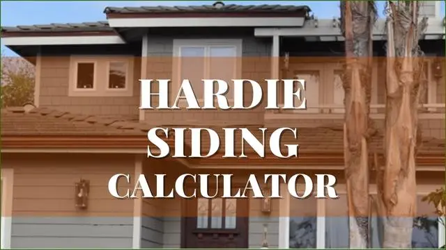 Hardie Siding Calculator
