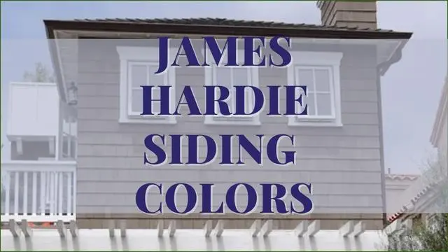 James Hardie Siding Colors
