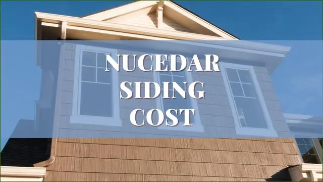 NuCedar Siding Cost