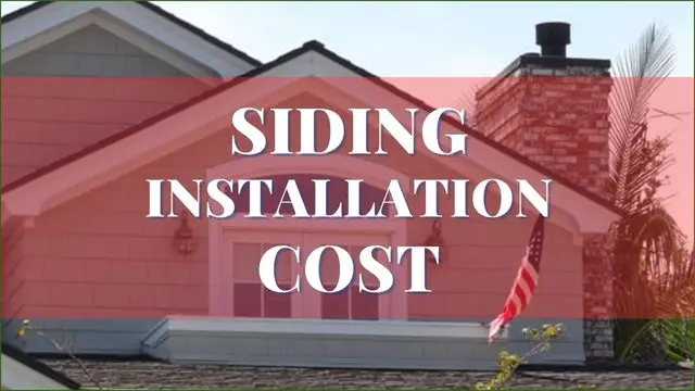 Siding Installation Cost